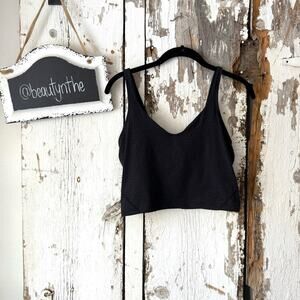 Lululemon align embossed print black tank monochromatic sz 8